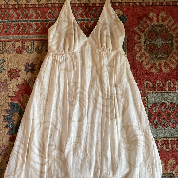 Cotton Linen Maxi Dress Size S - Picture 2 of 10